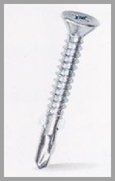 Countersunk wings self drilling screws